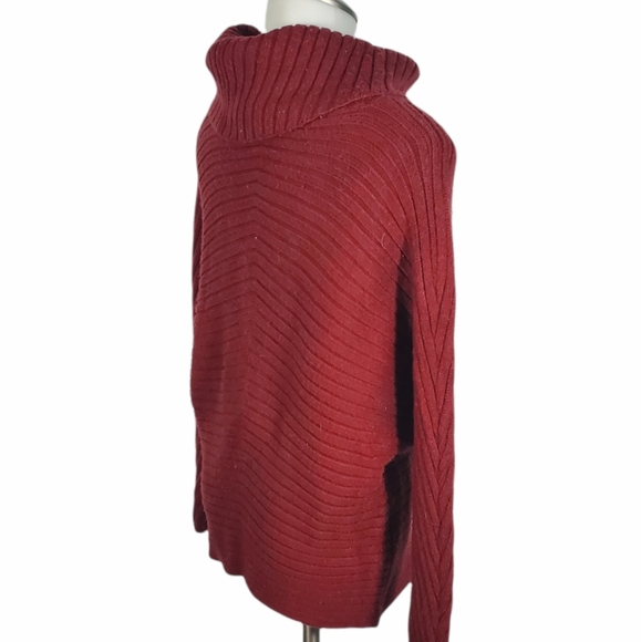 PHILOSOPHY Ovrsizd Turtleneck Batwing Sweater Sz S - Picture 5 of 7